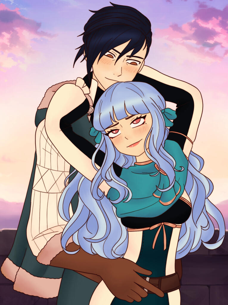 Alizé (OC) (old design) and Felix