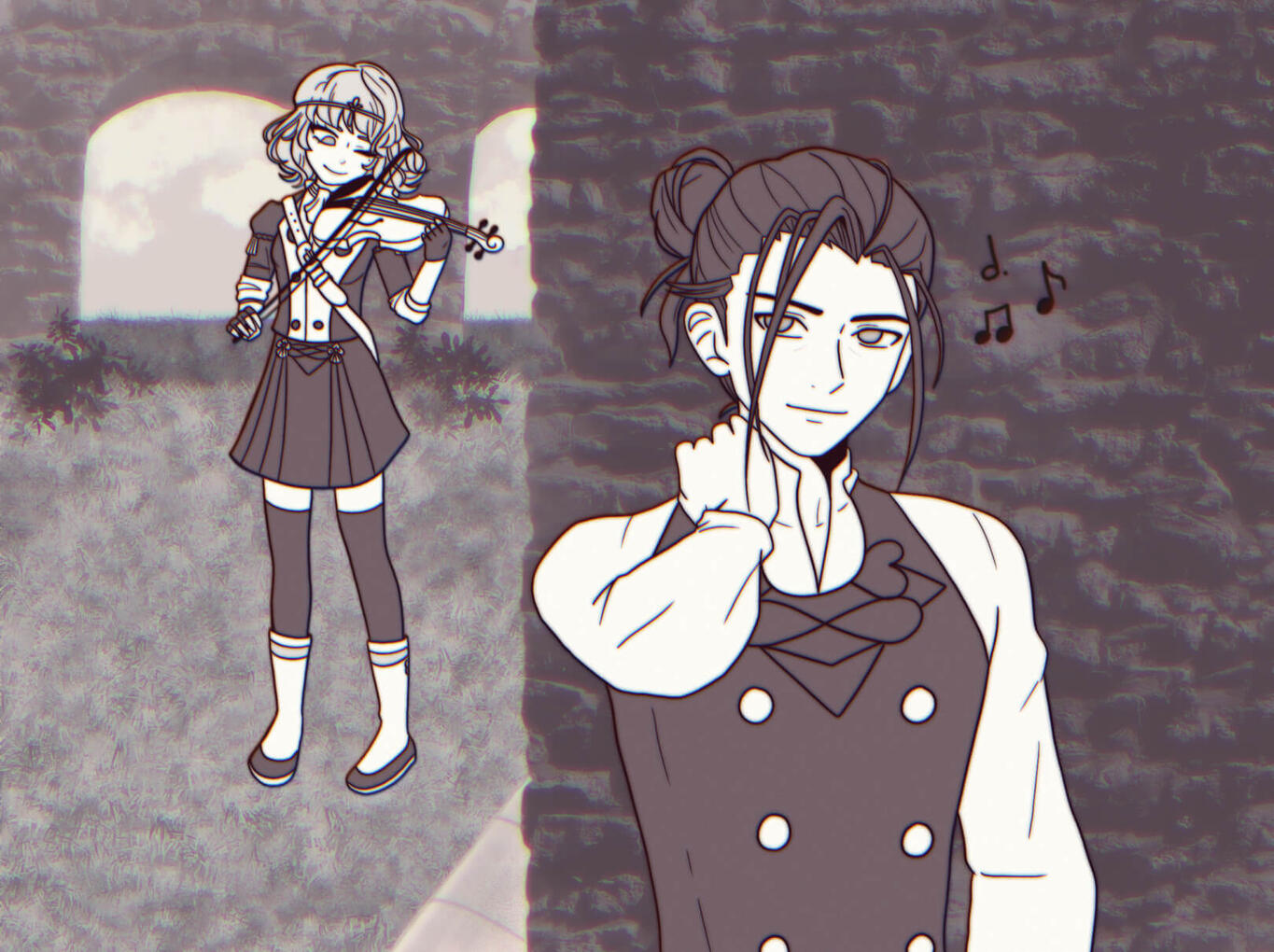 Pre-skip Alizé (OC) and Felix